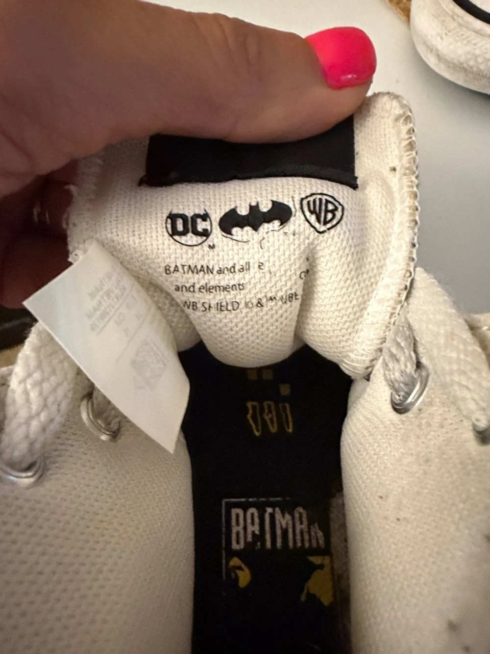 Converse Toddler Chuck Taylor All Star DC Comics Batman hightop sneaker sz 8 GUC
